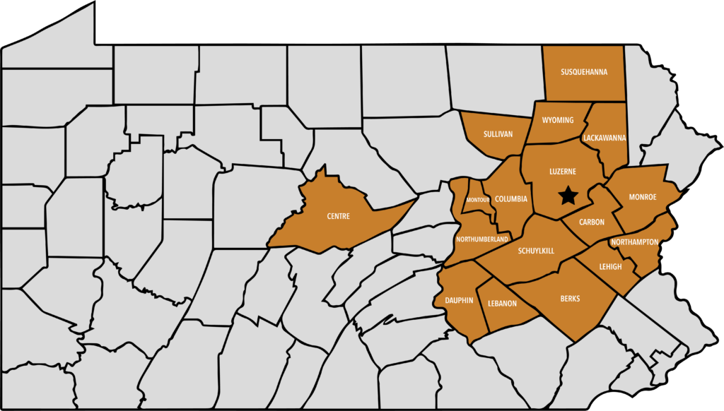 DCS Service Areas